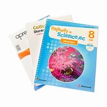 Libros octavo a décimo de EGB